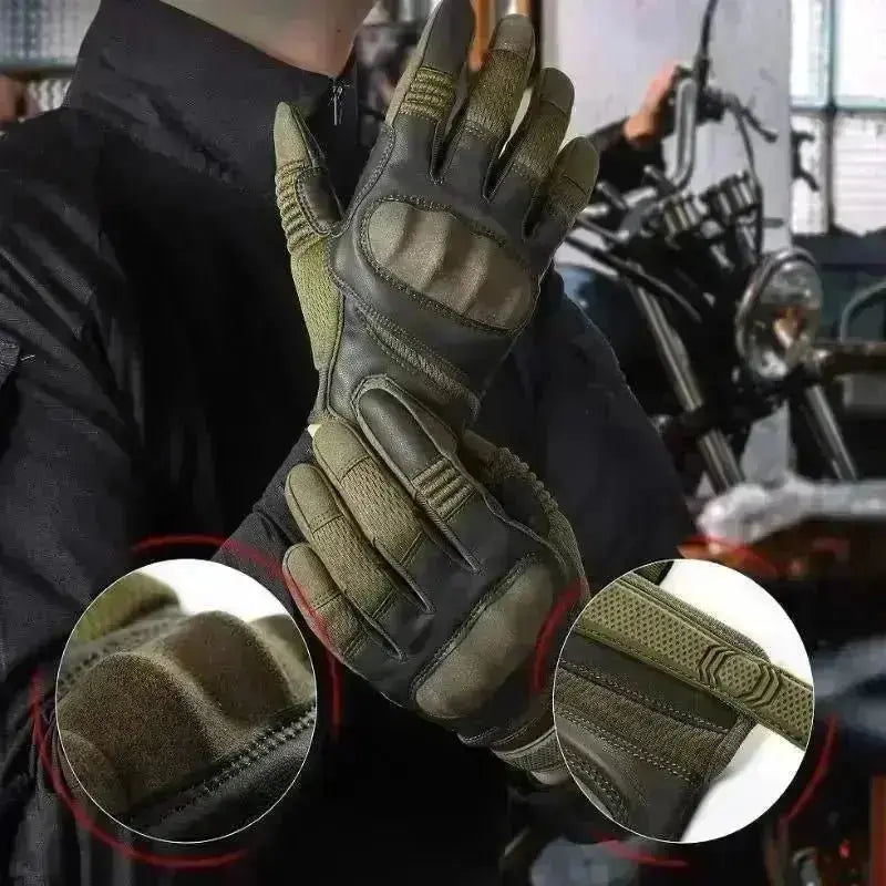 Mid-Season Touchscreen Motorcycle Gloves