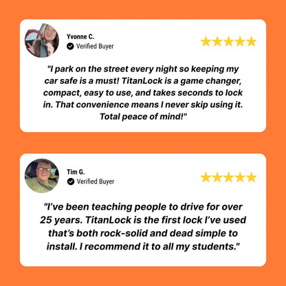 TitanLock™ | Military-Grade Steering Wheel Lock