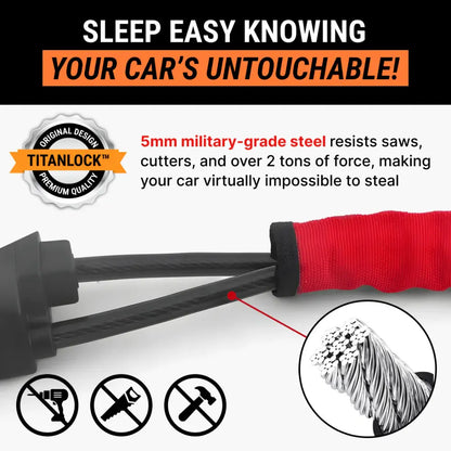 TitanLock™ | Military-Grade Steering Wheel Lock